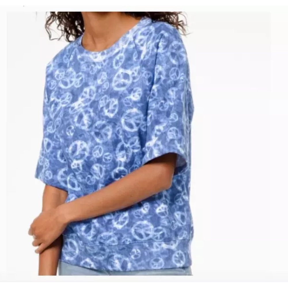 Michael Kors piece sign print sweatshirt XS